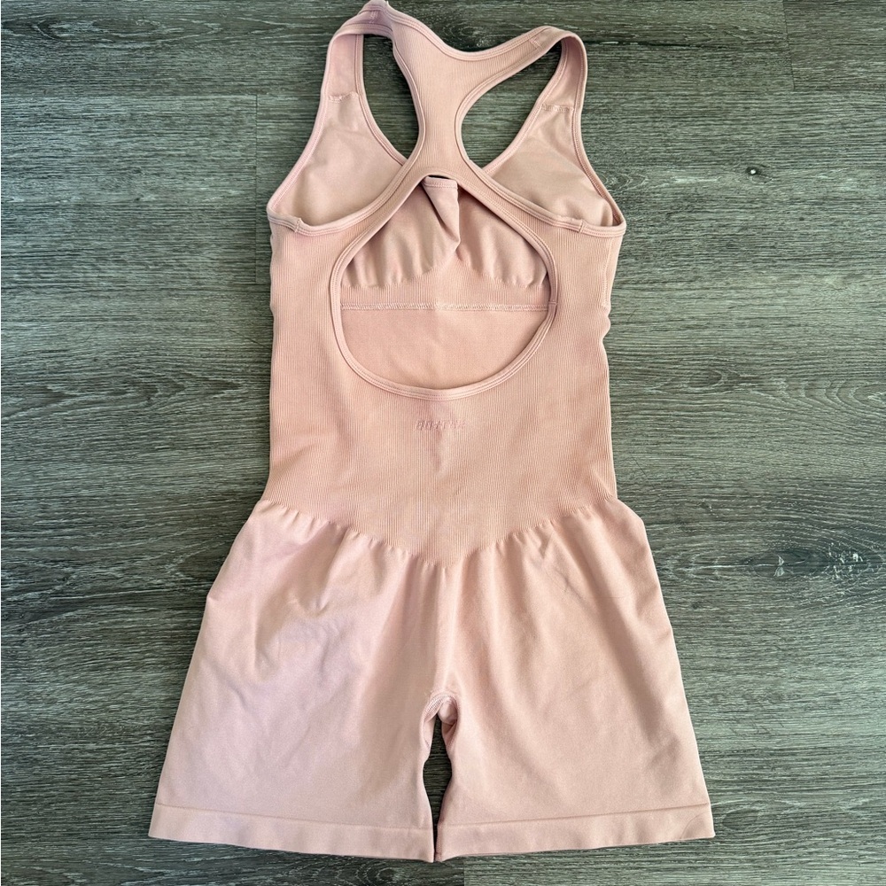 Bo+Tee Pink Athletic Bodysuit - Picture 3 of 7